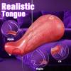 Realistic Tongue licking Clitoral Stimulation Vibrators with 9 Licking vibrating & Heating Modes