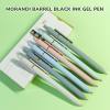 Gel Pens, 5 Pcs 0.5mm Black Ink Pens Fine Point Smooth Writing Pens, High-End Series Pens for Journaling Note Taking, Cute Office School Supplies Gifts for Women Men (Morandi)