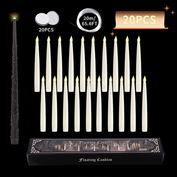 🔥Limited Time 50% OFF- Magical Floating Candles with Wand Remote