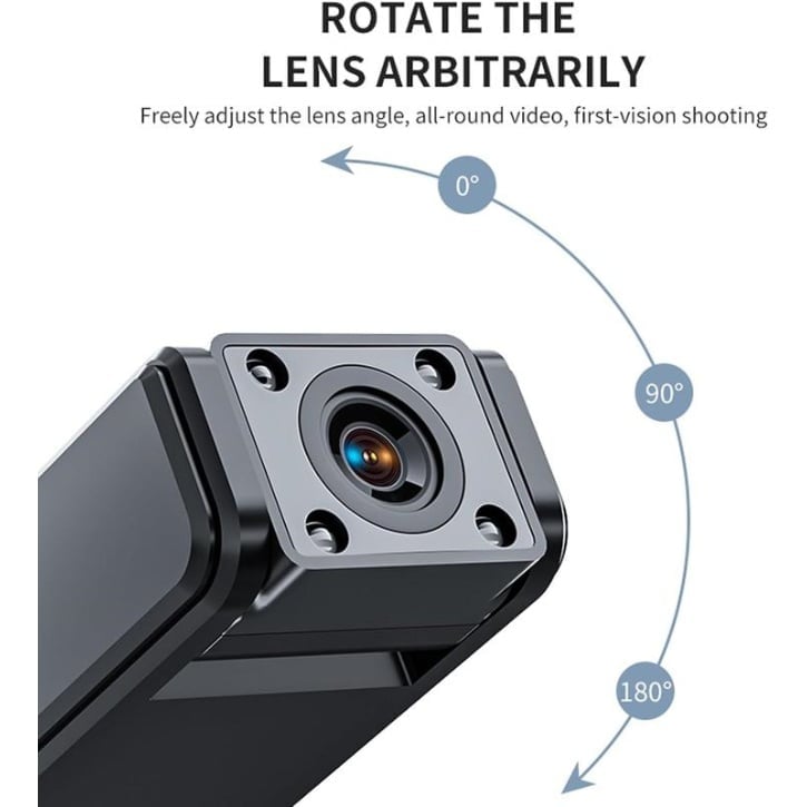 🔥Last Day 49% OFF🔥 - Wearable Body Cam with Night-Vision & 180° Rotation Lens