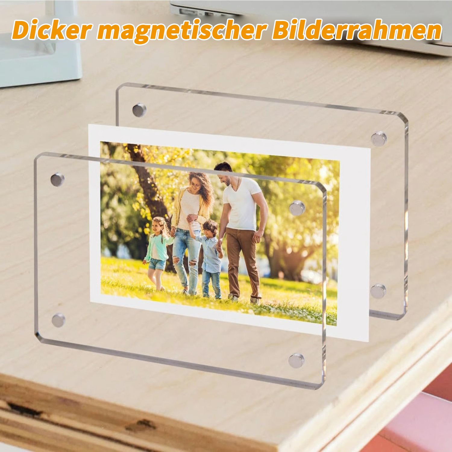 🔥Letzter Tagesverkauf – 49 % RABATT🔥Magnetischer Acryl-Fotohalter