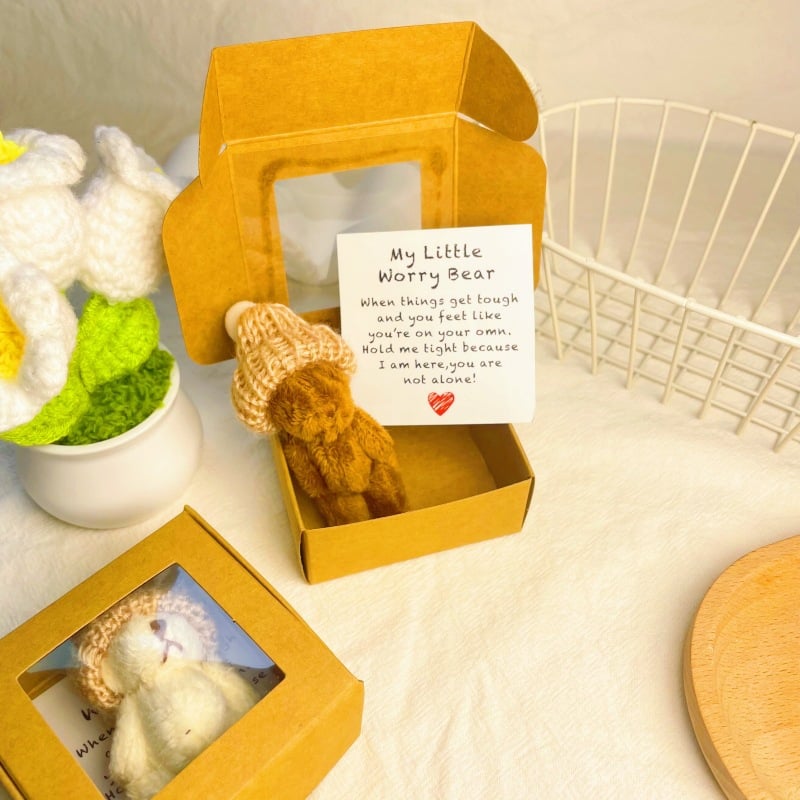 🔥LAST DAY SALE 50%OFF🎁Handmade Mini Plush Teddy Bear in Box