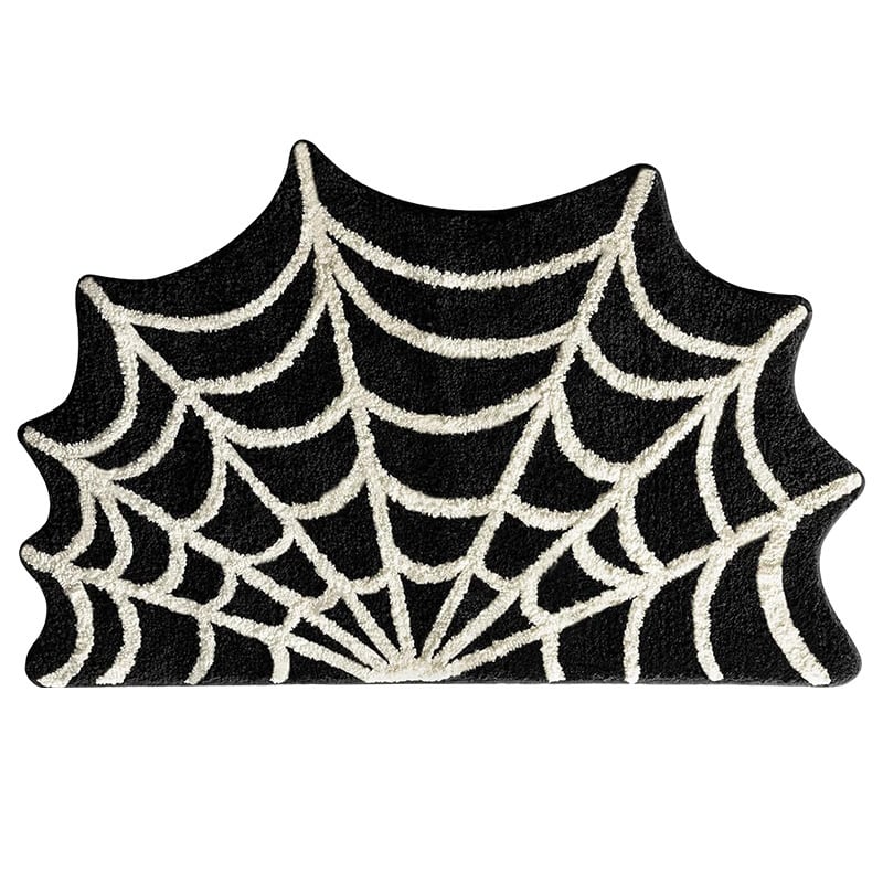 🔥Last Day Promotion 70% OFF💥Halloween Spider Web Rug⚡Buy 2 Free Shipping