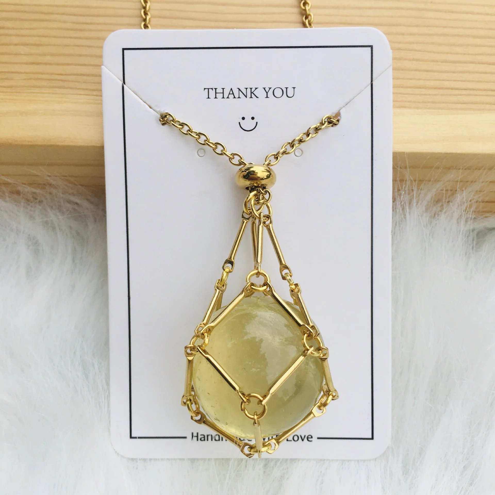 🔥Last Day Promotion 70% OFF-🔥- Crystal Stone Holder Necklace - Free (Crystal) Gift Included🎁