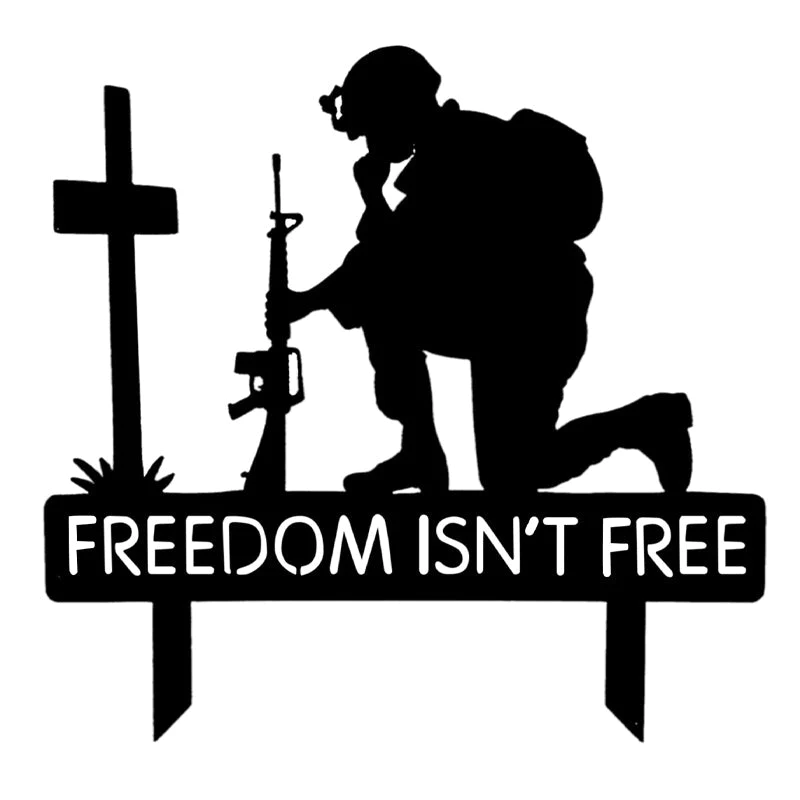 🎖️July 4th Flash Sale: 50% OFF Sitewide! 💕Handmade Memorial Metal Plaque For Soldiers