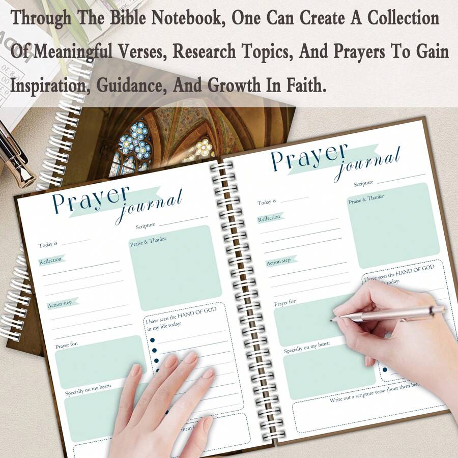 Prayer Journal For Men And Women: An Inspirational Christian Bible Journal