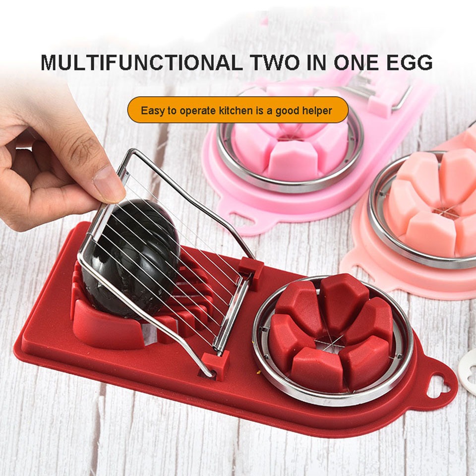 Last Day Promotion 48% OFF - 2 in1 Egg Slicers(Buy 2 Get 1 Free)