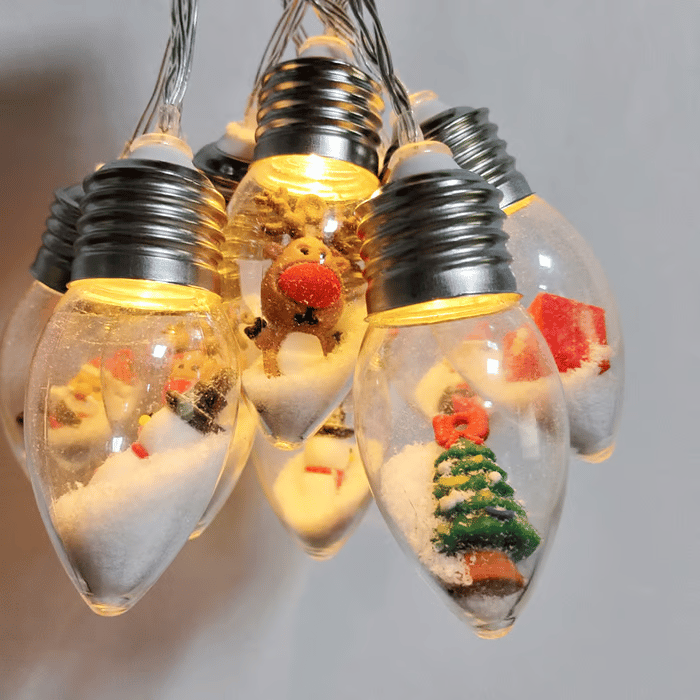 🎄Christmas Vintage Decor String Light - Led Bulbs String Lights🎅