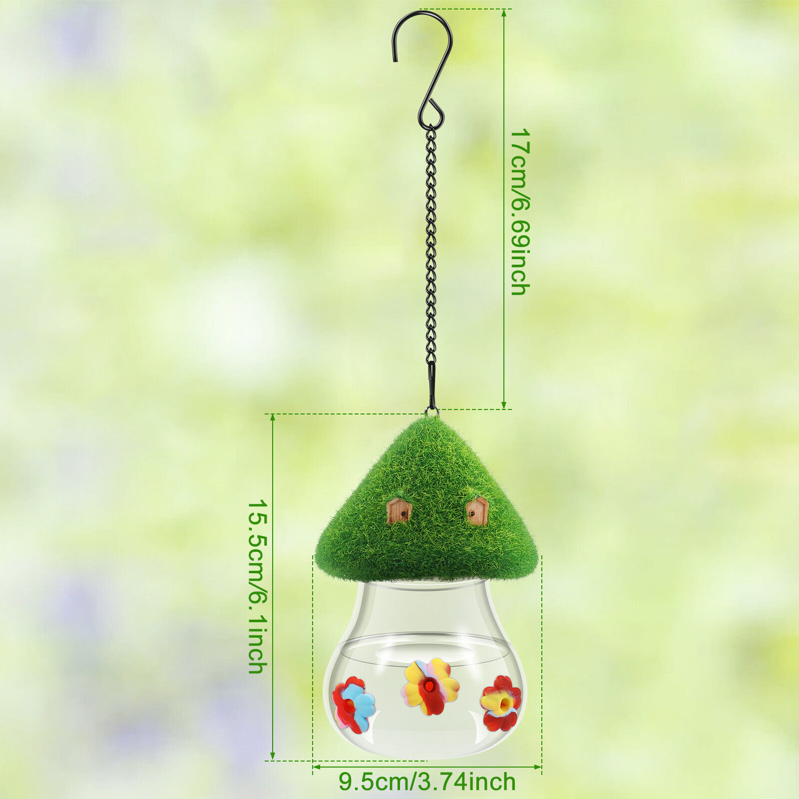 (🔥Last Day Promotion - 50% OFF) Hummingbird Water Feeders for Outdoors Hanging Bird Water Feeder