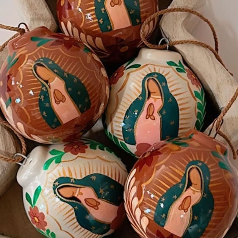 💖Virgin Mary Blessing Ornaments - Faith & Christmas United🙏