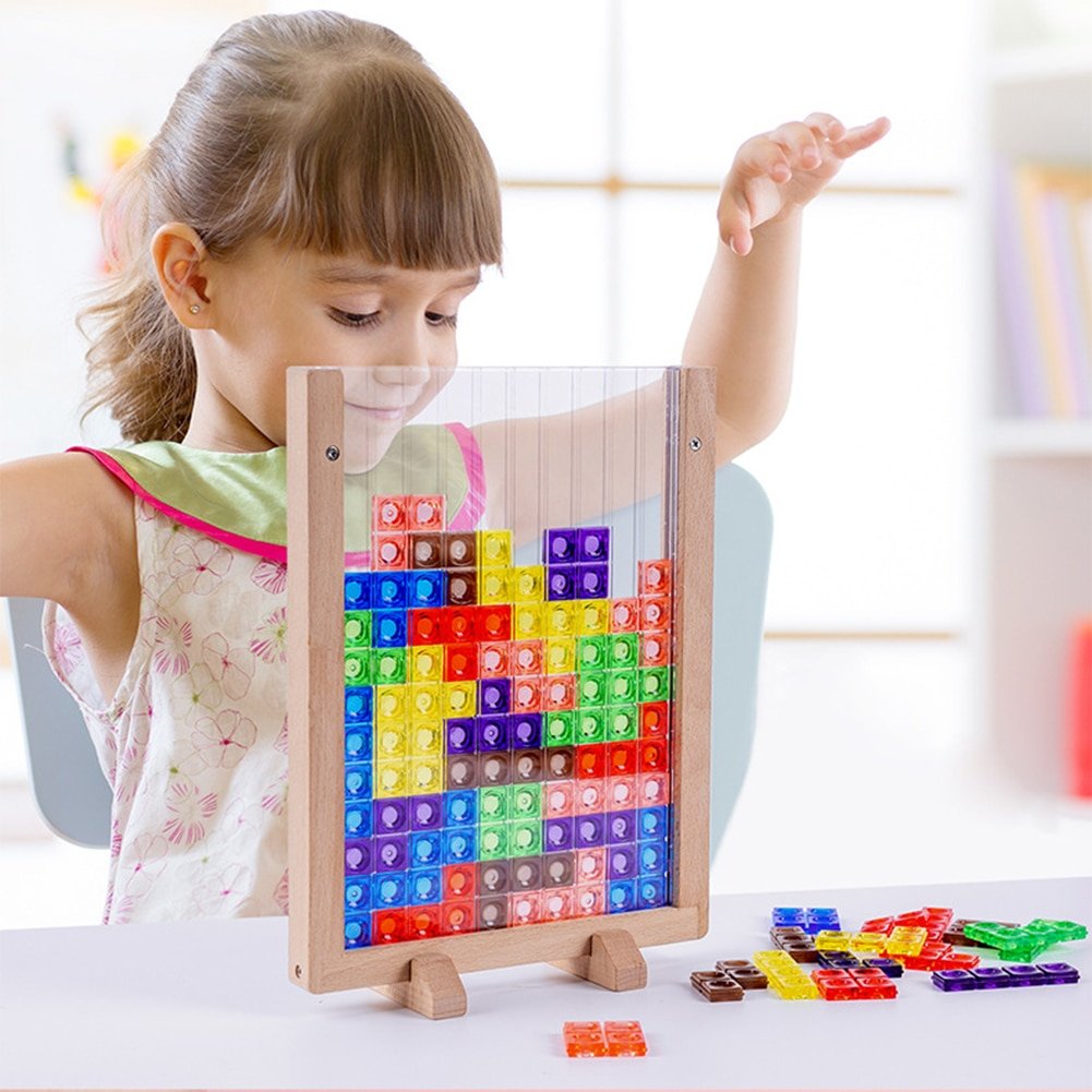 Building Blocks Board Tangram Math Kids Children Educational Toys(Buy 2 Free shipping)