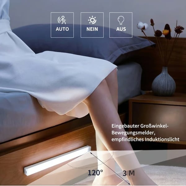 🏆Letzter Tag Verkauf 49% Rabatt🔥-💡Bohrfreie intelligente Sensor magnetische aufladbare LED-Leuchte