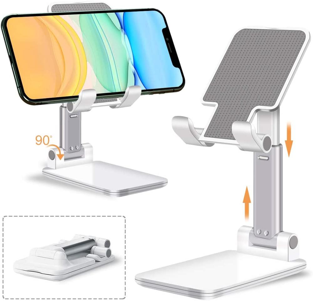 (🔥Mother's Day Deals - 50% OFF TODAY)Foldable Aluminum Desktop Phone Stand(BUY 2 GET FREE SHIPPING)