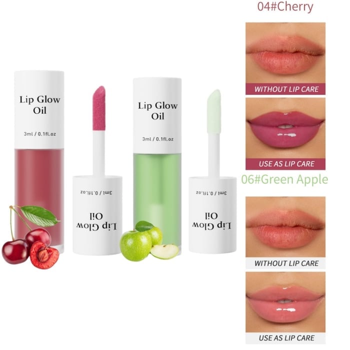 💋 Get the Perfect Pout✨ Tinted Lip Glow Oil - For Lush, Hydrated Lips with a Natural Glow! 💖