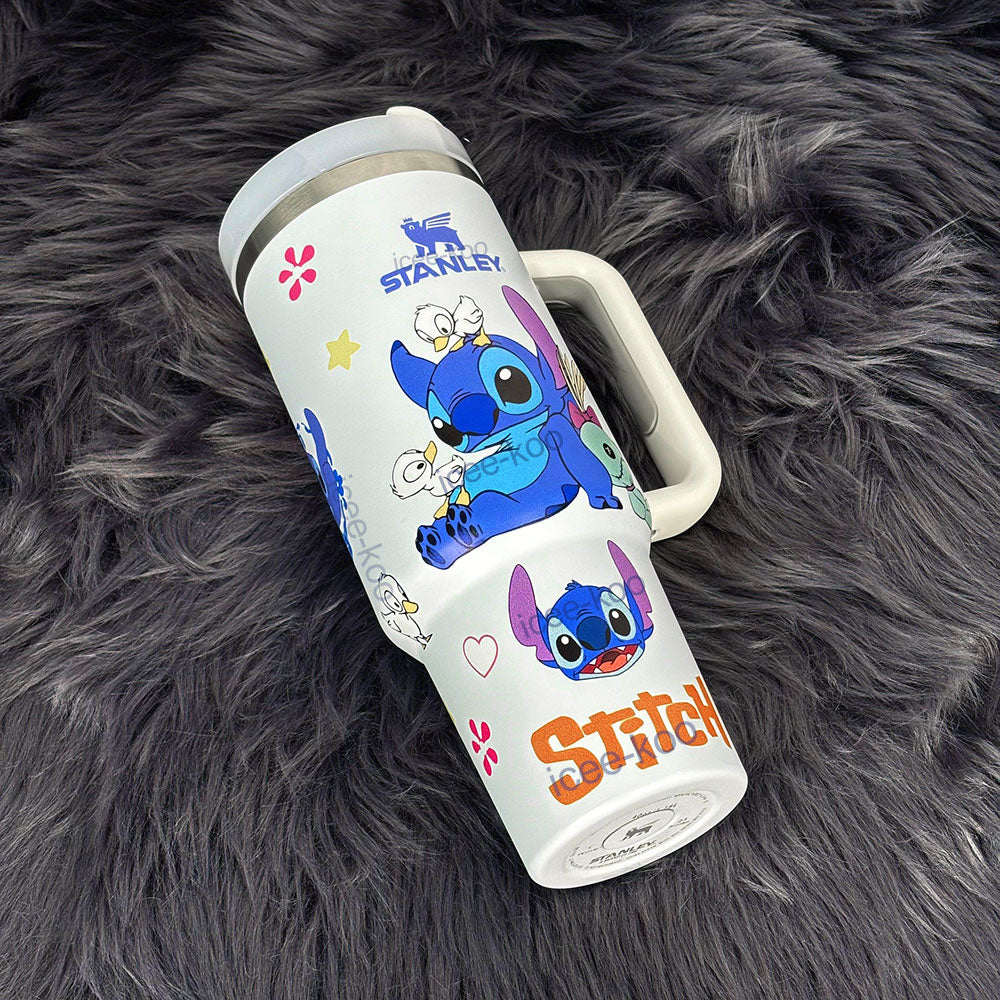 40oz Stitch Stainless Steel Vacuum Insulated Tumbler 🚢Free Shipping🚢