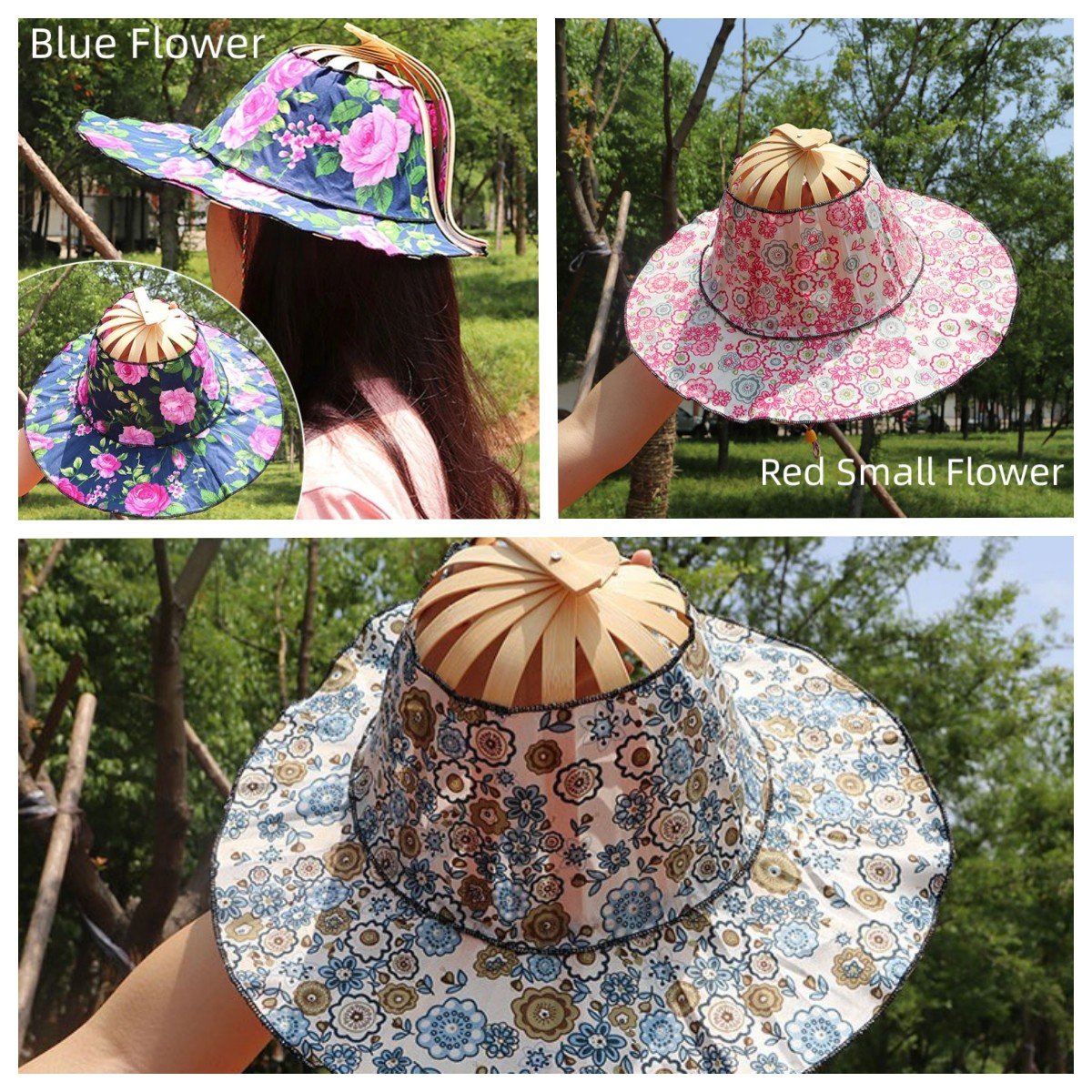 🔥Last Day Promotion 50% OFF🔥Fashionable bamboo fan hat - BUY 2 GET Extra 10% OFF