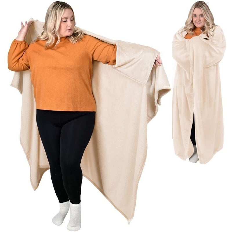 Cozy Sleeved Soft Blanket