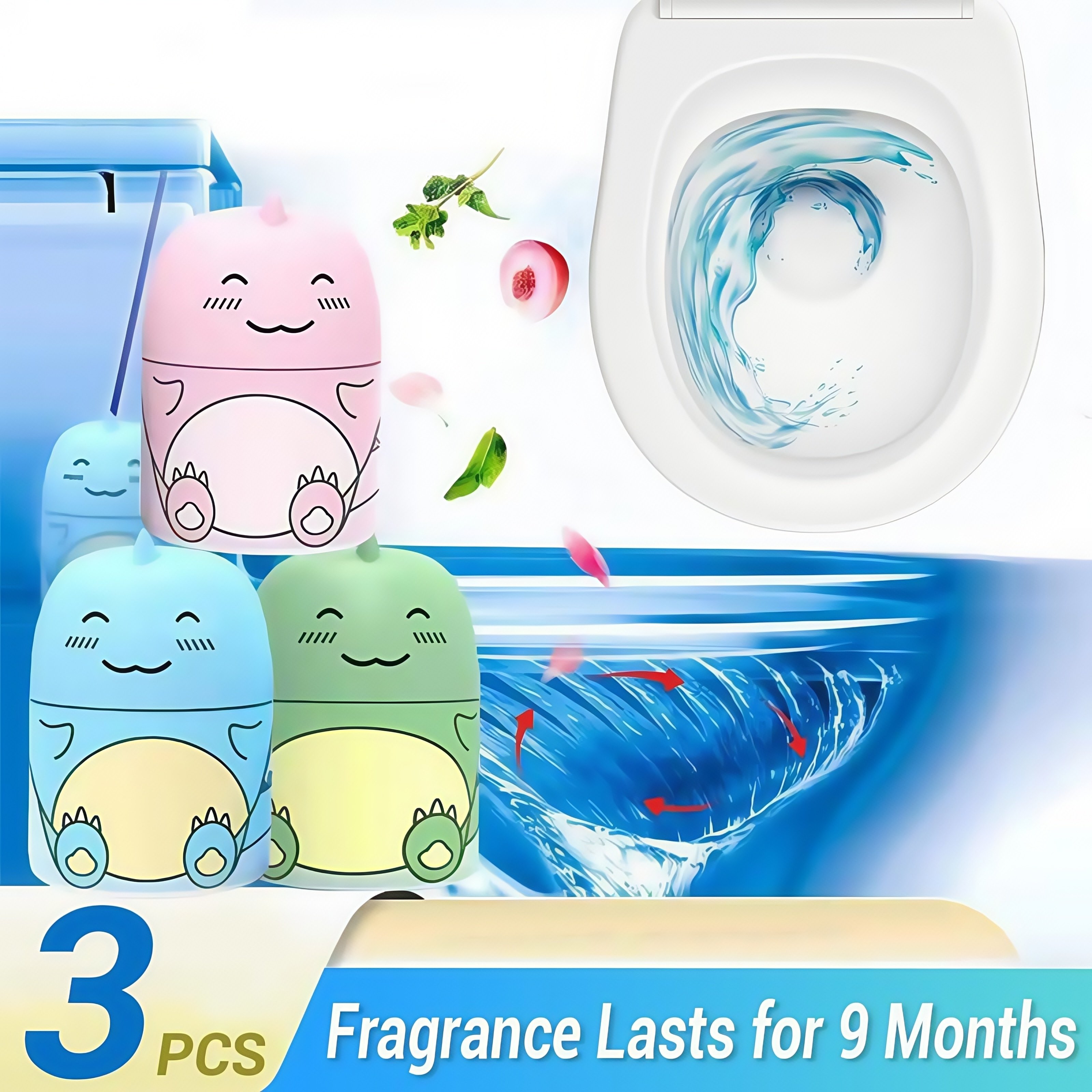 💥LAST DAY SALE 50% OFF💥Toilet Cleaner & Toilet Deodorizer Wonder