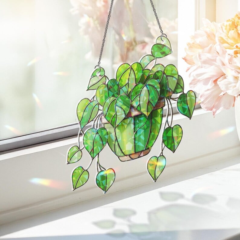 🍁Fall Harvest Sale: 60% OFF! String of Turtles Suncatcher: Greenery Window Decor