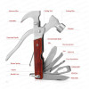 16 in 1 Multifunctional Axe Hammer Outdoor Emergency Safety Tool Saw Blade