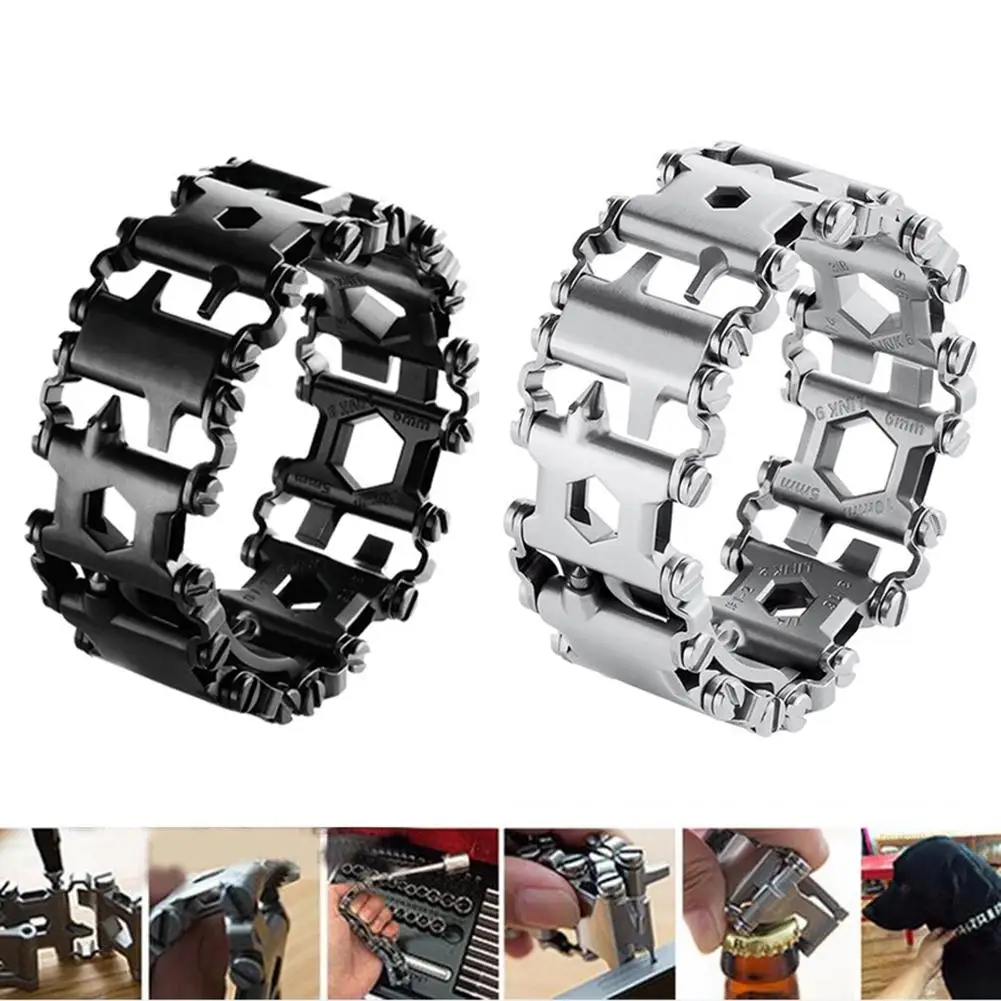 🔥Hot Sale 50% OFF🔥29-in-1 Multi-Tool Stainless Steel Bracelet