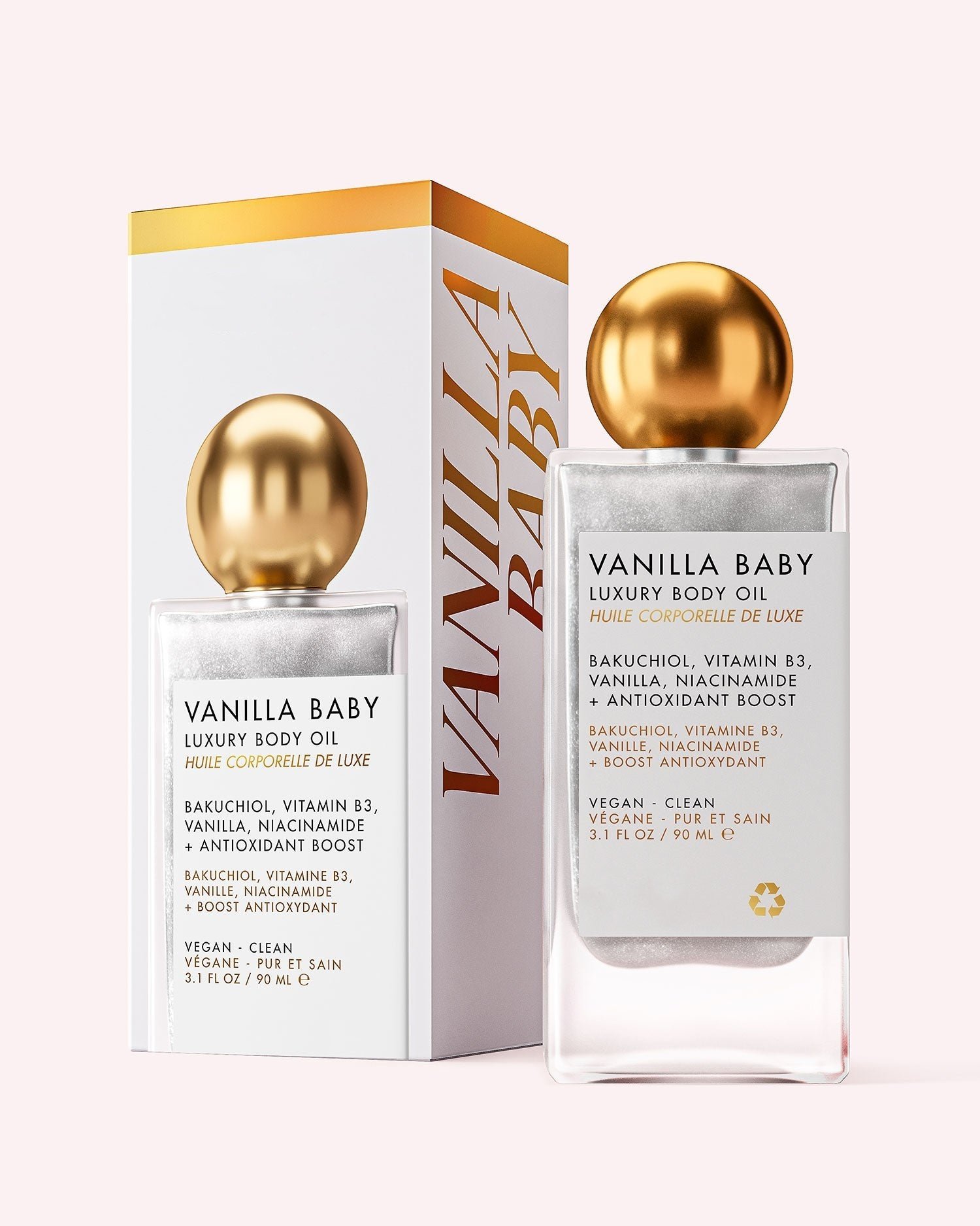 🌿Vanilla Baby Luxury Body Oil - Warm Vanilla Caramel Scent