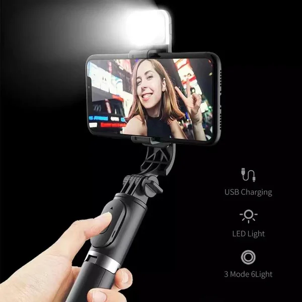 6 in 1 Kabellos Bluetooth-Selfie-Stick