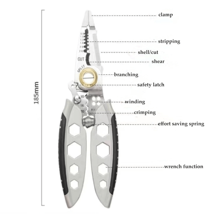 Upgrade Multi-Purpose Professional Wire Stripping Tool