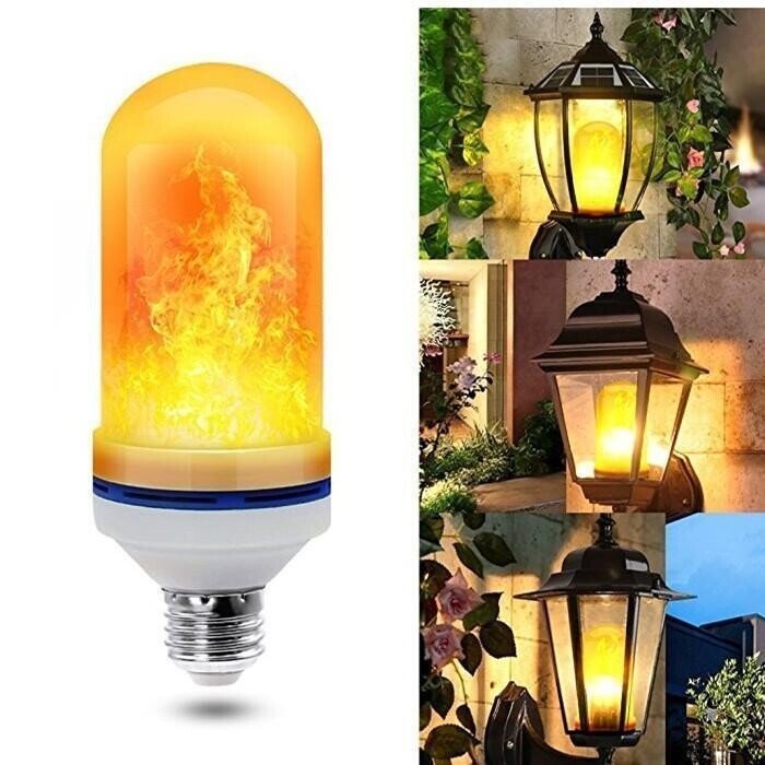 Early Christmas Hot Sale 48% OFF - LED FLAME EFFECT LIGHT BULB-WITH GRAVITY SENSING EFFECT(🔥BUY 3 GET 2 FREE🔥)