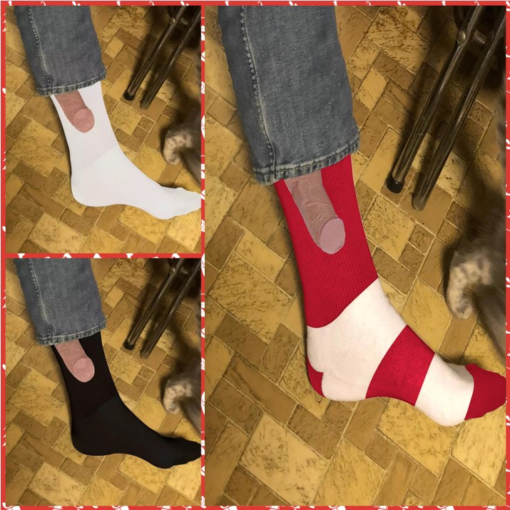 🎄Christmas Hot Sale - 70% OFF-Memorable Gift-“Show Off”Socks