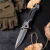 Handmade Black Titanium Knight Outdoor Folding Knife - Free Shipping!!!