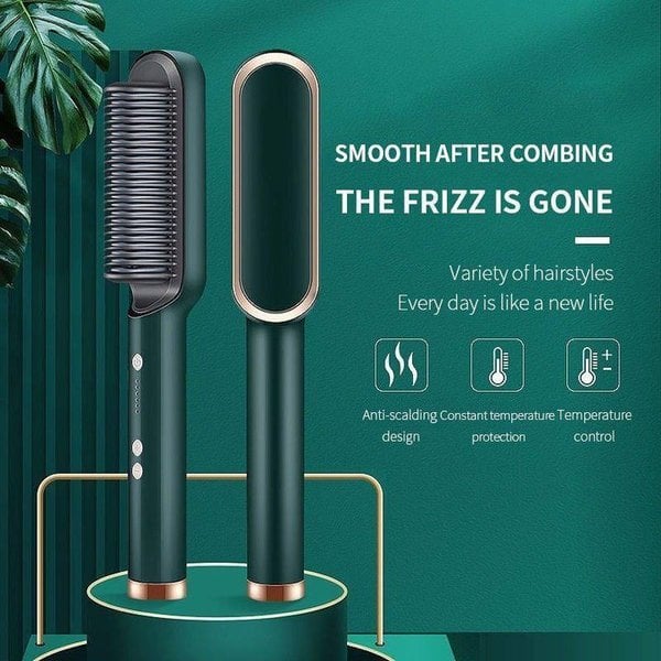 💖LAST DAY 49% OFF💖 2 in 1 Negative Ion Hair Straightener Styling Comb