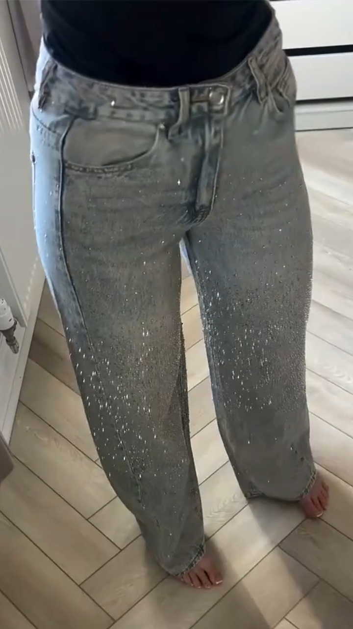 Women's Hot Diamond Casual All-match Jeans
