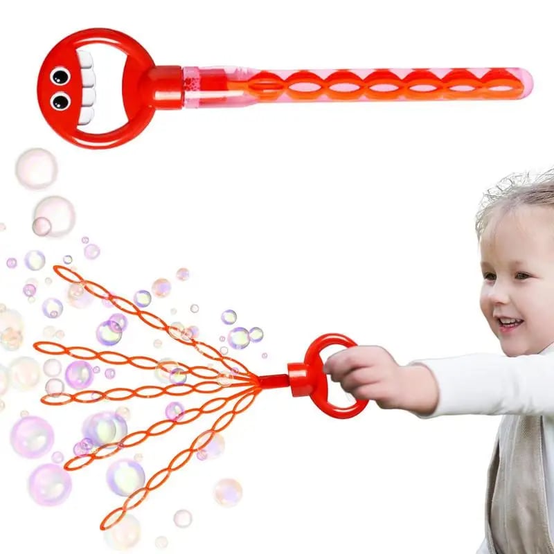 💖Mother's Day Promotion 48% OFF-🎁-New 32-hole Five-claw Smiley Face Bubble Wand