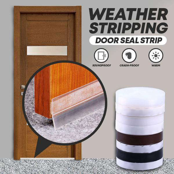 Early Christmas Sale 48% OFF - Weather Stripping Door Seal Strip--200''(👍Buy 2 get 1 Free)