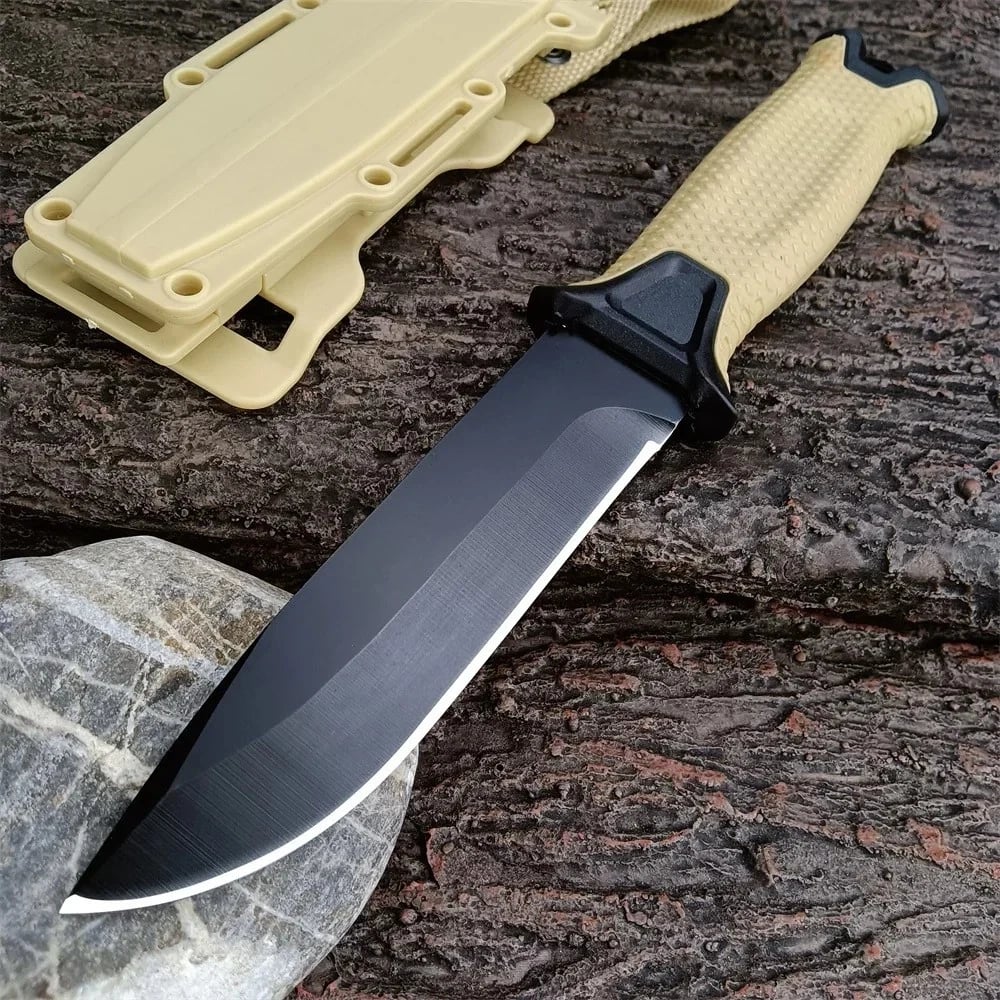 ⚔️ Outdoor Tactical Knife – High-Rigidity Survival & Utility Blade