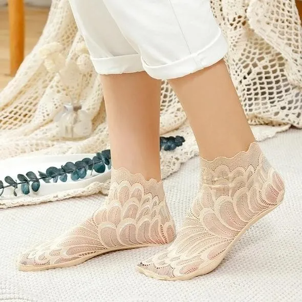 ❤️Mother's Day Sale 70% OFF✨Amazing Crystal Peacock Socks-3 PAIRS