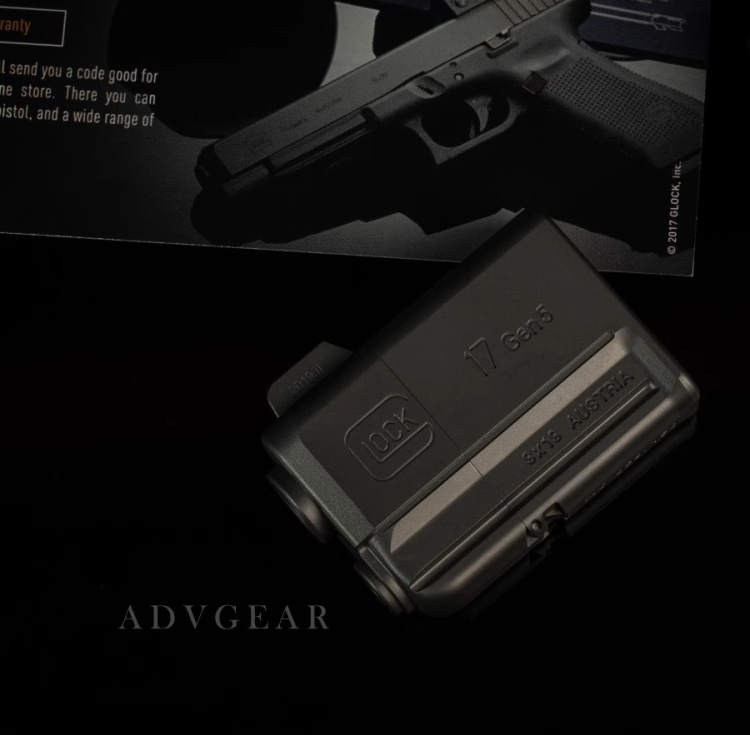 G17 pistol pattern  ADVGEAR GLOCK Titanium Tritium Tritium Self-LuminousLimited Edition Lighter