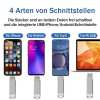 🔥Heißer Verkauf-49% Rabatt - [Multifunktional] Vier-in-Eins-Flash-Laufwerk für Mobiltelefone mit großer Kapazität