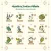 🔥LAST DAY 50% OFF💥Zodiac Seed Bank with Moon Calendar Gardening Gift 🌙 Moon-Guided Gardening Instructions Included