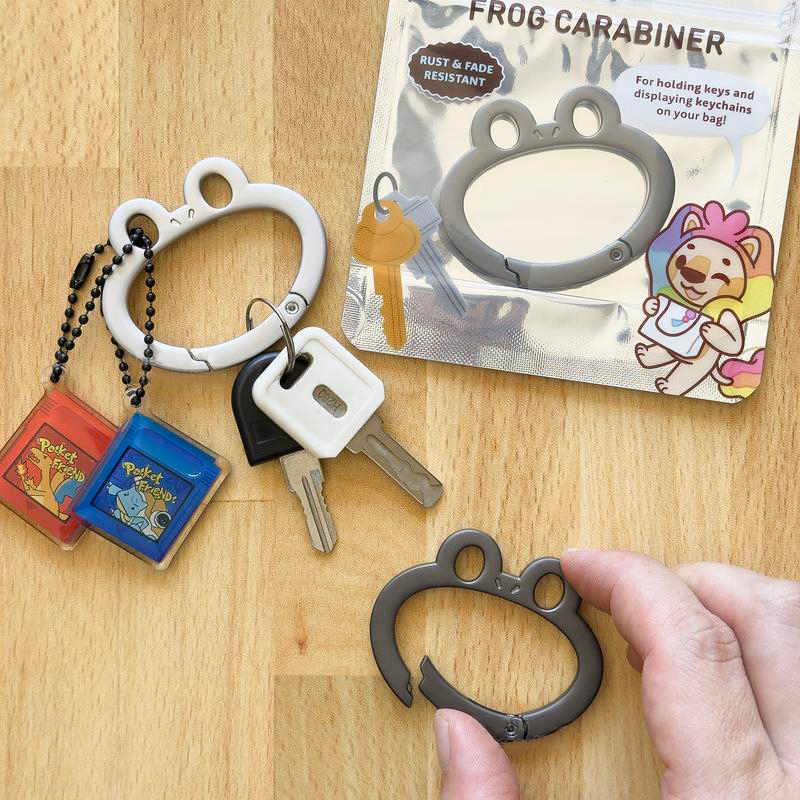 Frog Carabiner Keychain