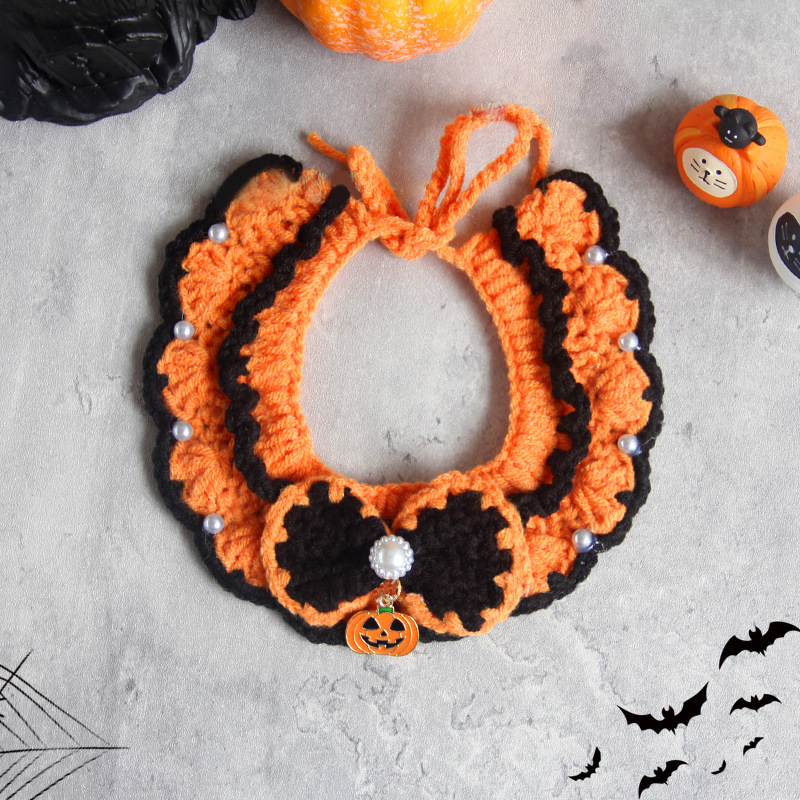 <strong>👻Last Day Halloween Special – 49% OFF!!!</strong> 🎃Handwoven Spooky Paws Halloween Costume Set