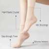 🔥SUMMER HOT SALE 50% OFF🧦Invisible slip-resistant crystal silk socks - Buy 6 Get 4 Free (10pairs)