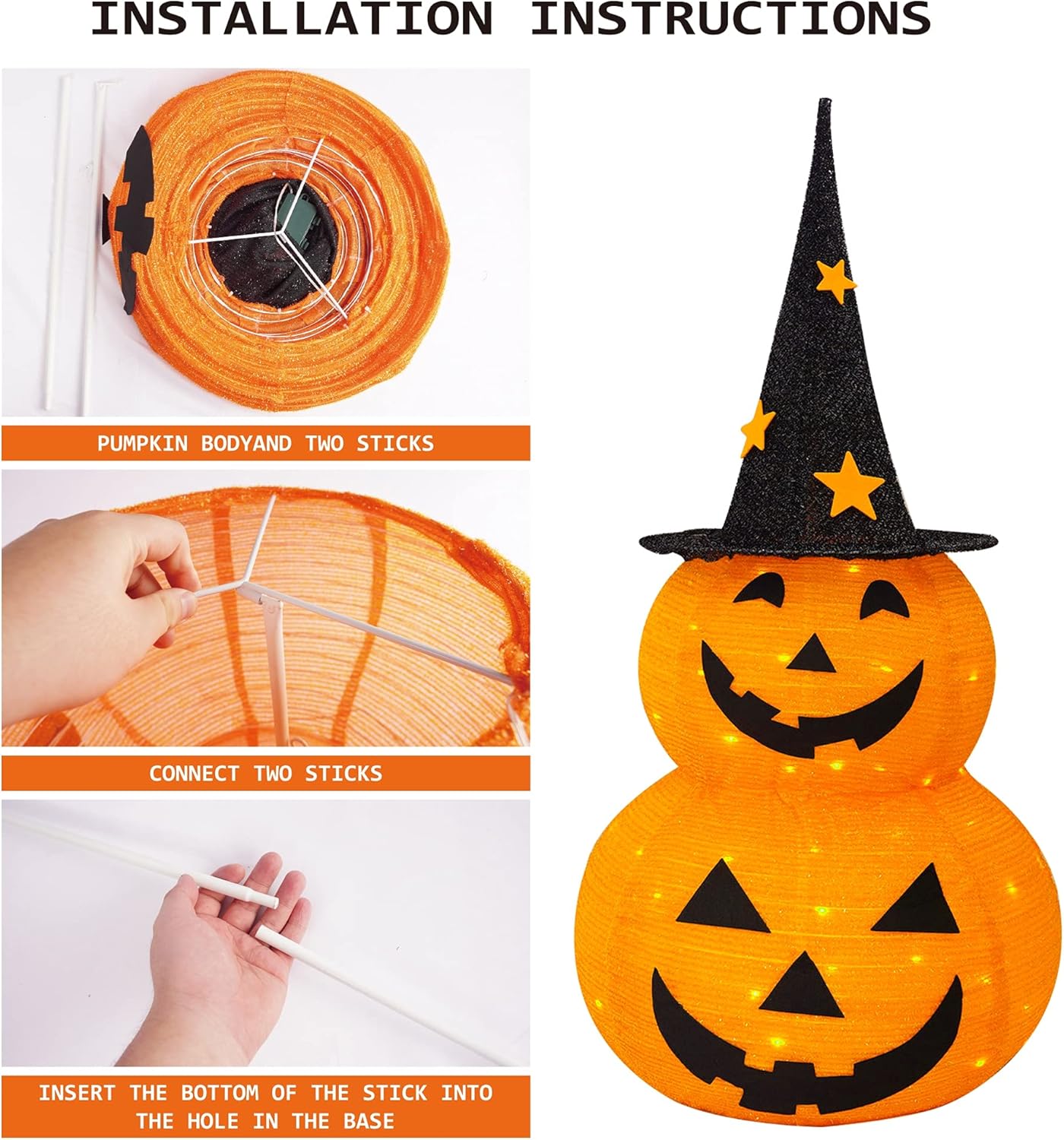 🔥Last Day Promotion 70% OFF🎃Halloween Collapsible Pumpkin Decorations