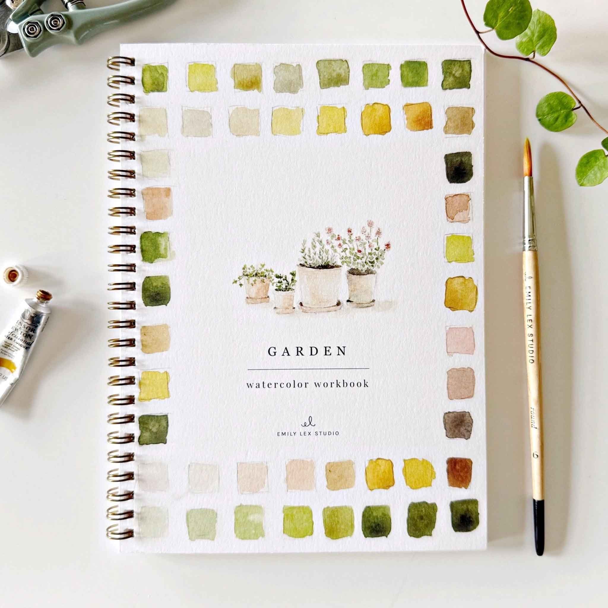 🔥LAST DAY 55% OFF - 🖼️Beginner-Friendly💕 Watercolor Workbook