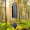 🔥Medium-sized cylindrical outdoor wind chime, made of copper, suitable for outdoor gardens, patios, and porches, with a deep, soothing tone.