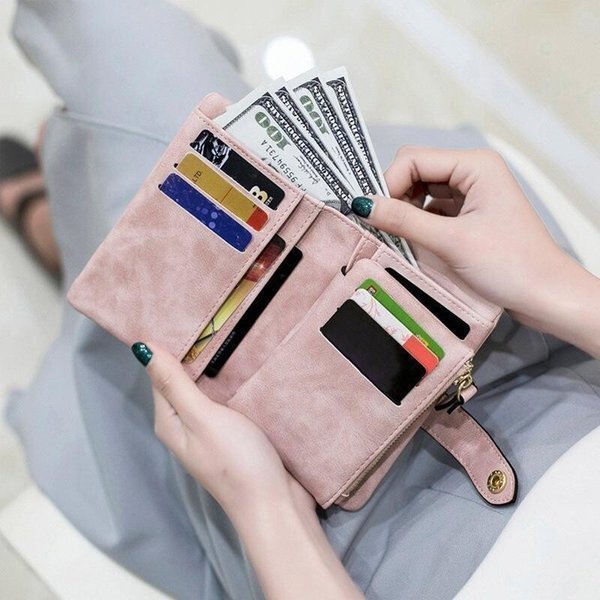 (🔥HOT SALE) Small Trifold Leather Wallet For Women, Buy 2 Get Extra 10% OFF & Free Shipping