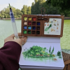 🎨The Portable Tiny Watercolor Painting Set