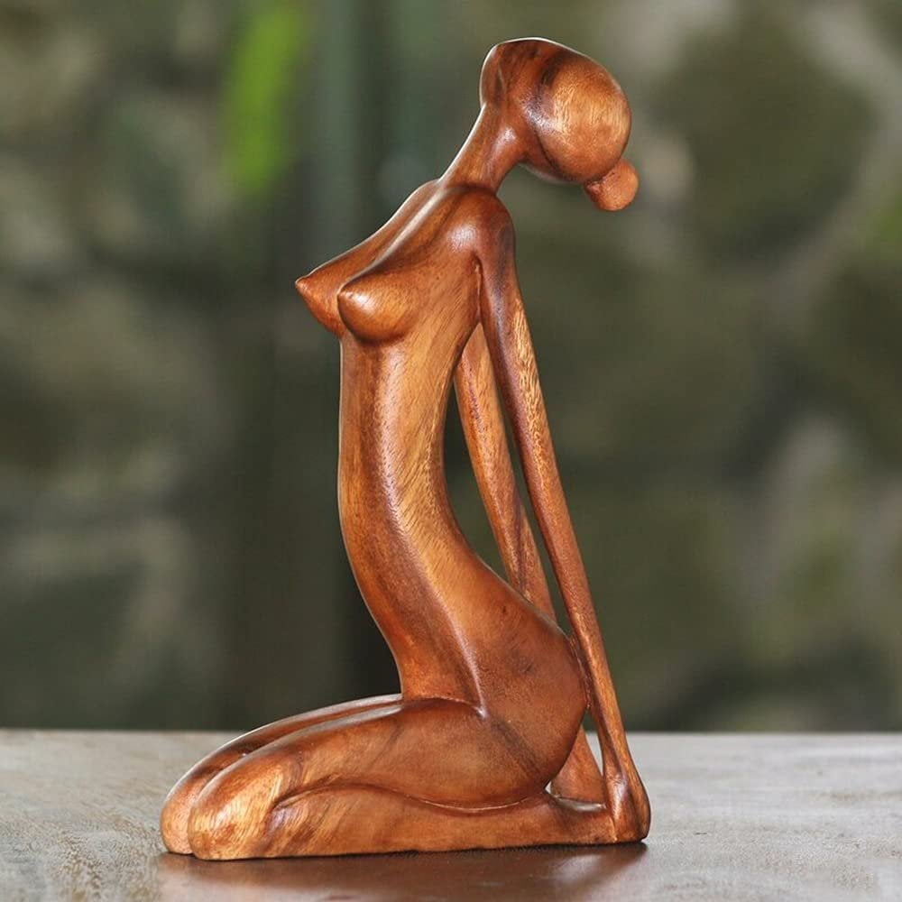 🔥HOT SALE 70% OFF!! -YOGA GIRL  WOOD CARVING