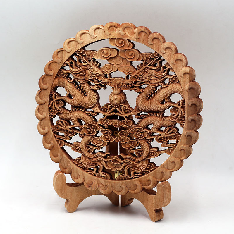 Solid Wood Carved Dragon Window & Wall Decor (𝐀𝐥𝐚𝐧 𝐄𝐰𝐞𝐧 𝐇𝐚𝐧𝐝𝐦𝐚𝐝𝐞®)